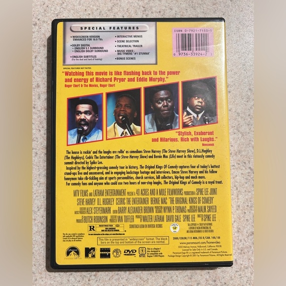 The Original Kings of Comedy DVD - Picture 3 of 3